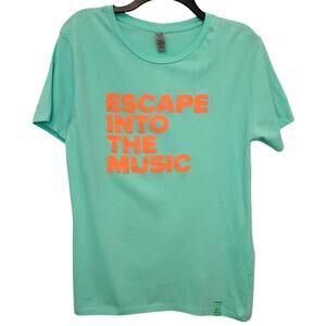 Cotton Heritage Escape Into The Music Tee Deer Valley Utah 2XL